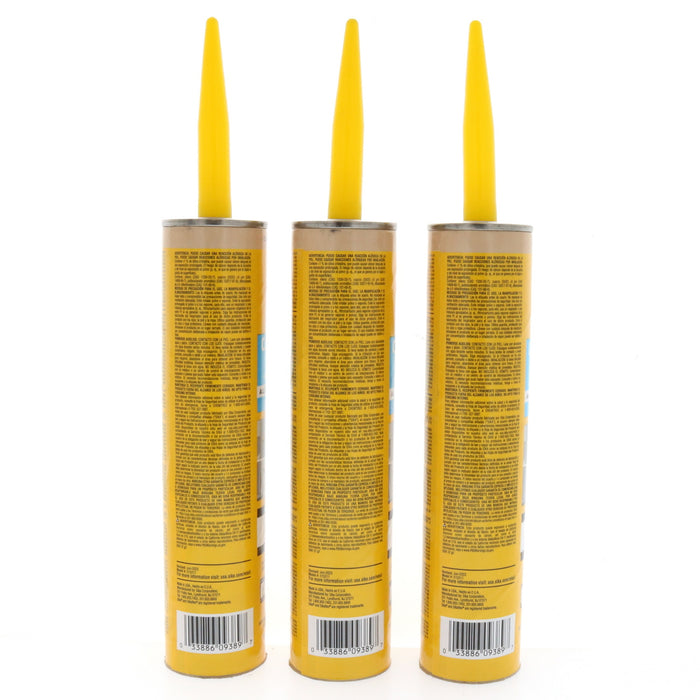 Sika Pro Select Capitol Tan Polyurethane Construction Caulk Sealant 10.1 oz ~ 3-Pack