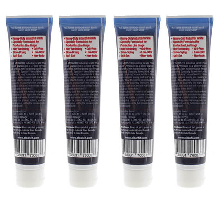 Mill Rose #76007 Blue Monster Blue Pipe Thread Sealant ~ 4-Pack ~ 8 oz Total