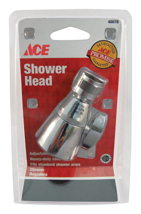 Ace #40078-C A Chrome 6 settings Showerhead 1.5 gpm