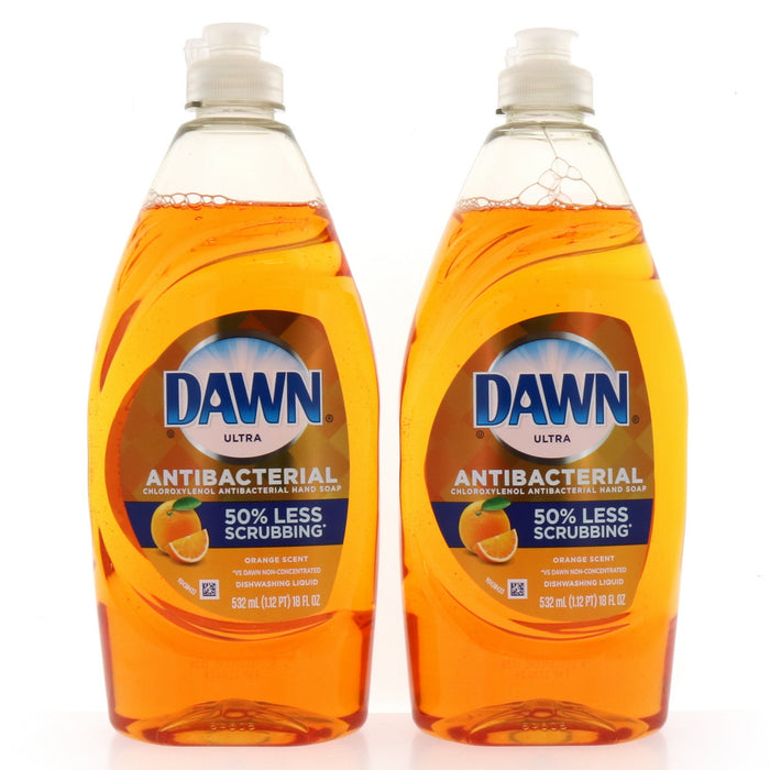 Dawn Ultra Orange Scent Liquid Dish Washing Soap ~ 2-Pack ~ 36 oz Total