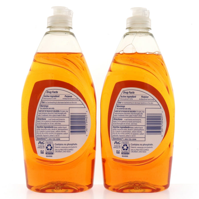 Dawn Ultra Orange Scent Liquid Dish Washing Soap ~ 2-Pack ~ 36 oz Total