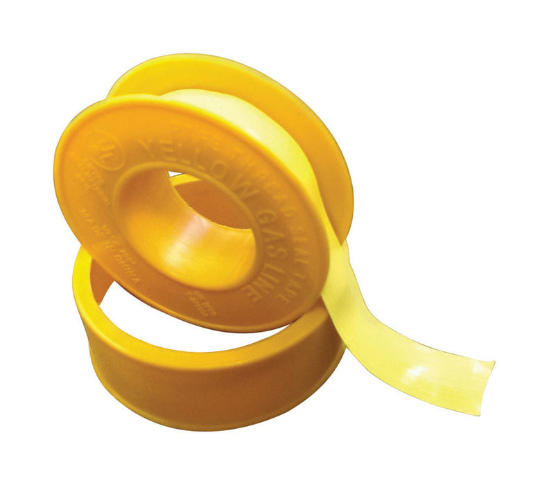 Ace Hardware #01427082 Gas Line Yellow 1/2 in. W X 260 in. L Thread Seal Tape ~ 12-Pack