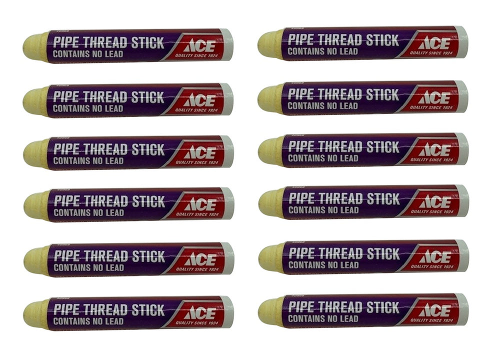 Ace Hardware #030015-144 Natural Pipe Thread Stick ~ 12-Pack ~ 12 oz Total