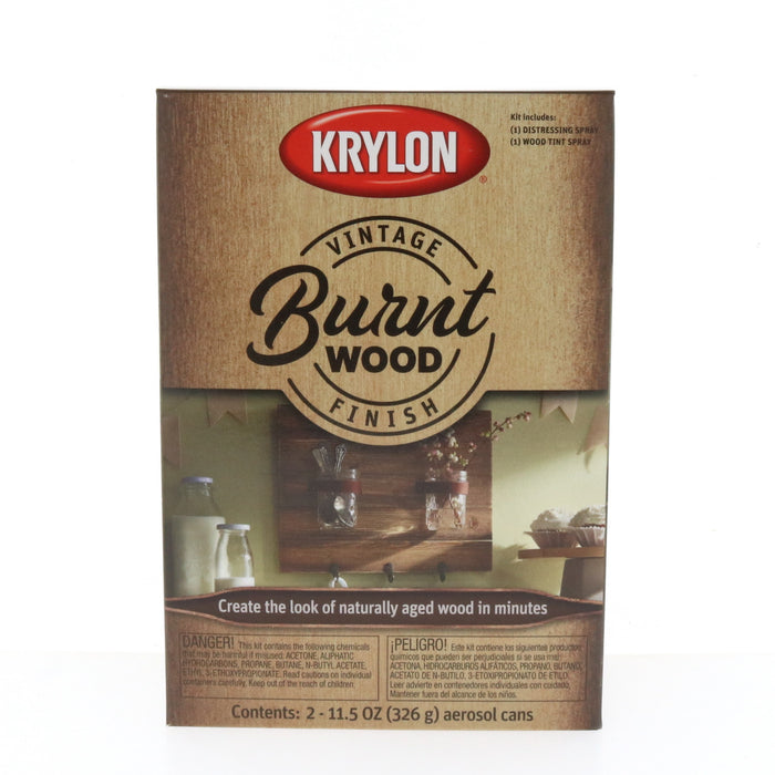 Krylon #8432 Burnt Wood Kit Vintage Finish Burnt Wood