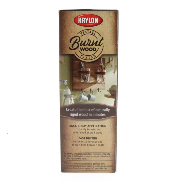 Krylon #8432 Burnt Wood Kit Vintage Finish Burnt Wood