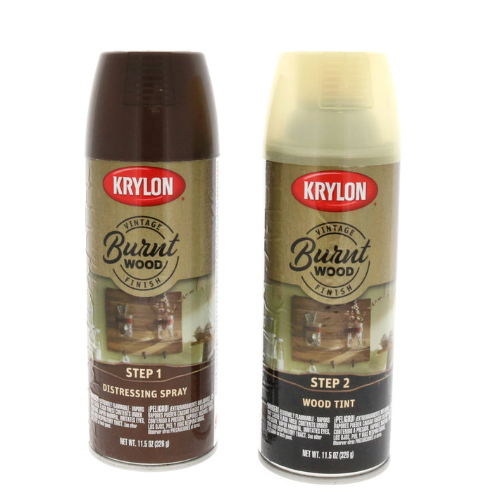 Krylon #8432 Burnt Wood Kit Vintage Finish Burnt Wood