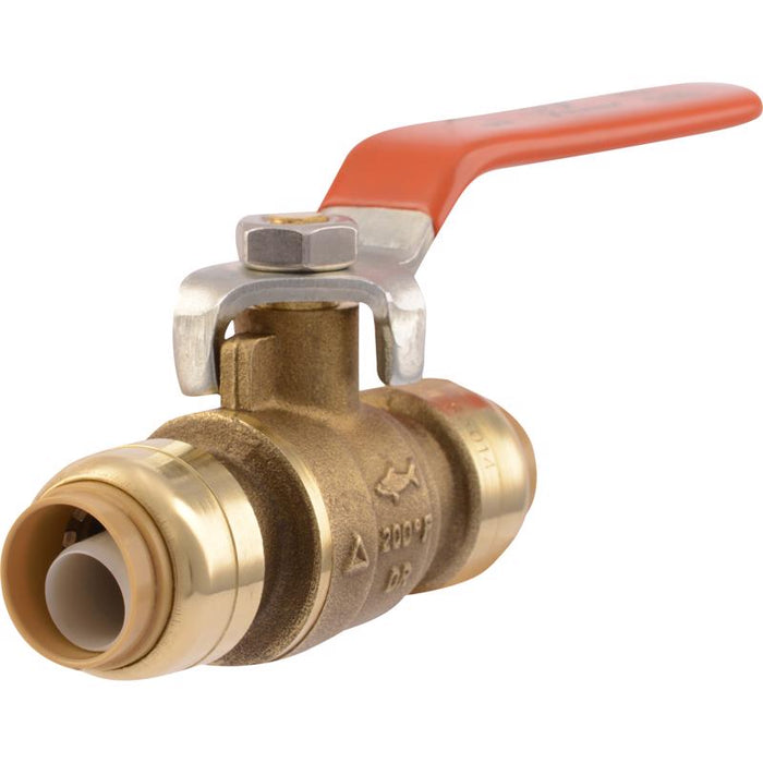 SharkBite #UR22222A 1/2 in. Brass Push Fit Ball Valve