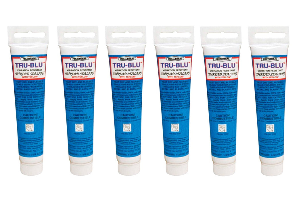 RectorSeal #31780 Blue Pipe Thread Sealant ~ 6-Pack ~ 10.5 oz Total