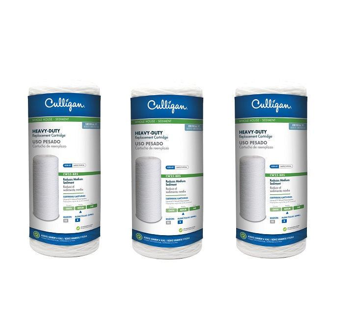 Culligan #CW25-BBS Whole House Water Filter ~ Fits HD-950A / WH-HD200-C ~ 3-Pack