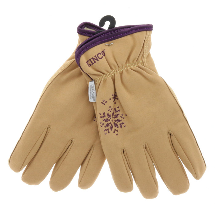 Kinco #254HKPW Women's HydroFlector Lined Water Resistant Synthetic Driver Glove Medium