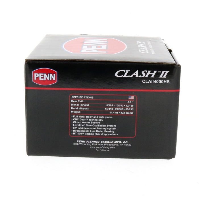 Penn #CLAII4000HS Clash II Spinning Reel 7.0:1