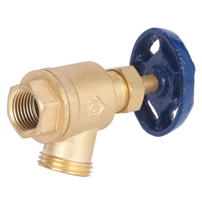 Homewerks #VGRBNOB4 3/4 in. FIP X 3/4 in. MHT Brass Garden Valve ~ 2-Pack