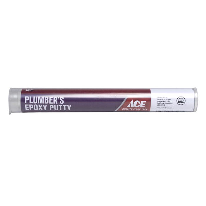 Ace Hardware #044220 Gray Plumbers Epoxy Putty ~ 4 oz Stick