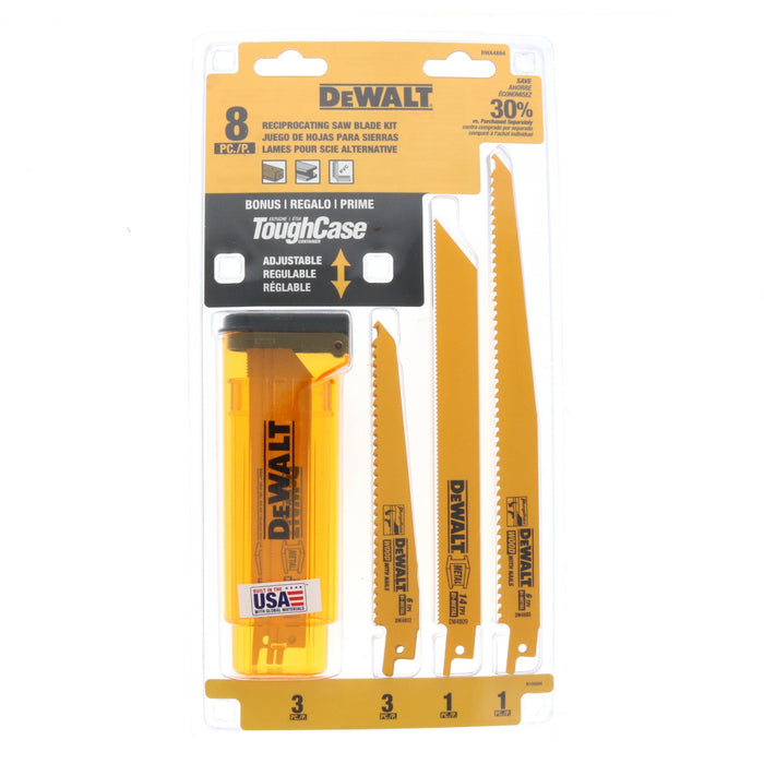 DeWalt #DWA-4849 8 Piece Reciprocating Saw Blade Kit