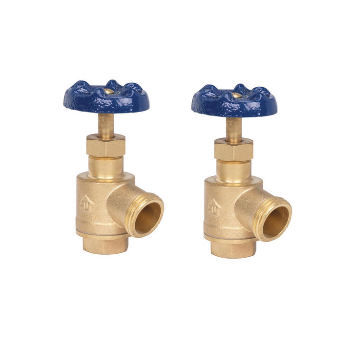 Homewerks #VGRBNOB3 1/2in FIP X 3/4in MHT Brass Garden Valve ~ 2-Pack