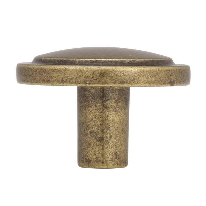 Amerock #BP3443BB Allison Round Cabinet Knob 1-1/4 in. D 13/16 in. Burnished Brass ~ 6-Pack