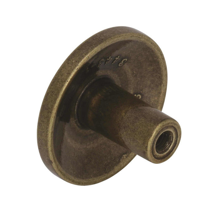 Amerock #BP3443BB Allison Round Cabinet Knob 1-1/4 in. D 13/16 in. Burnished Brass ~ 6-Pack