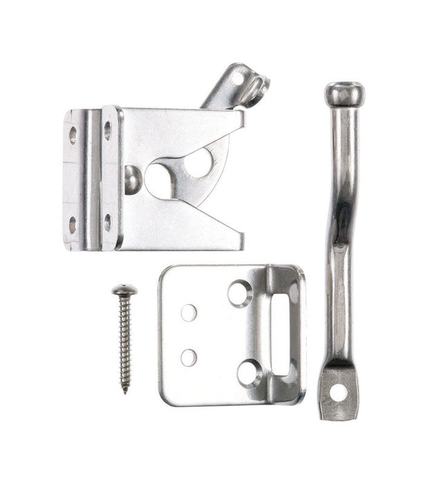 Ace #01-3420-015 7.5 in. H X 2 in. W X 4 in. L Stainless Steel Adjustable Gate Latch ~ 2-Pack