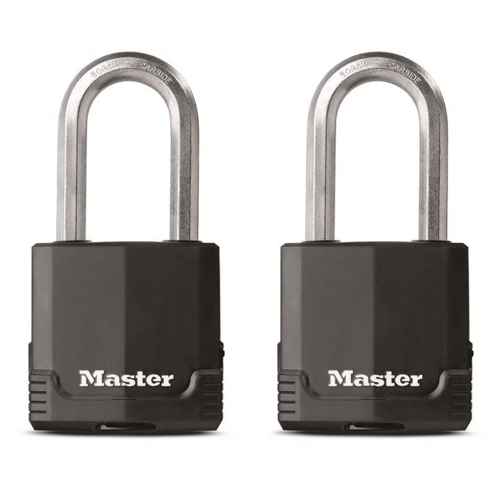 Master Lock #M515XTLHCCSEN 2 in. H X 1-5/16 in. W X 2 in. L Steel Ball Bearing Locking Padlock Keyed Alike