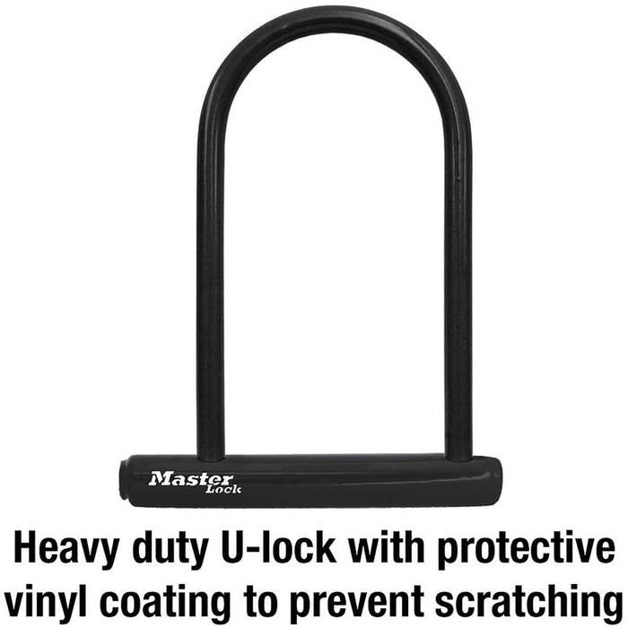 Master Lock #8170D 8 in. H X 6-1/8 in. W Steel Double Locking U-Lock