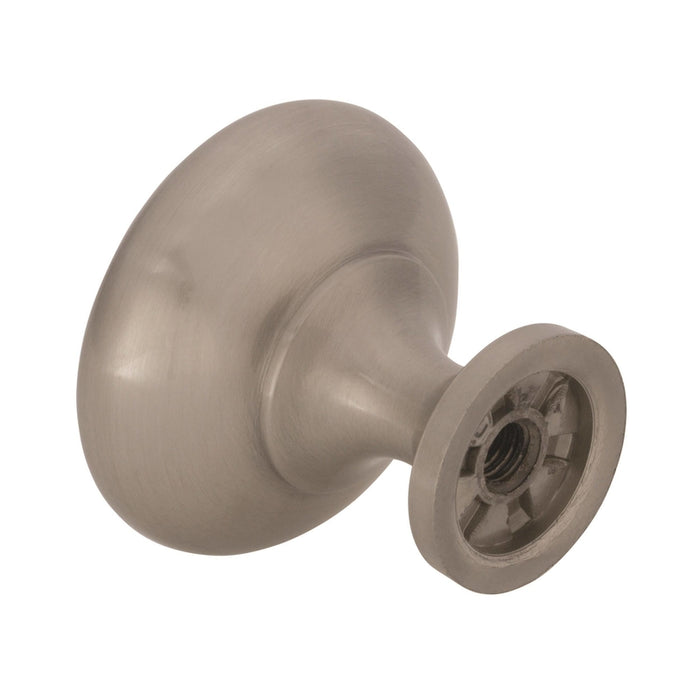 Amerock #TEN53005G10 Allison Value Round Cabinet Knob 1-1/4 in. D 1-1/8 in. Satin Nickel 10 pk