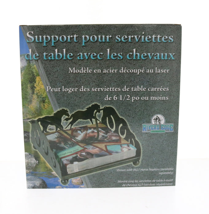 Rivers Edge #1655 Horses Napkin Holder