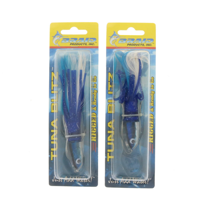 Braid #925-51 Tuna Blitz Bait/Lure Blue/White 1.5 oz ~ 2-Pack