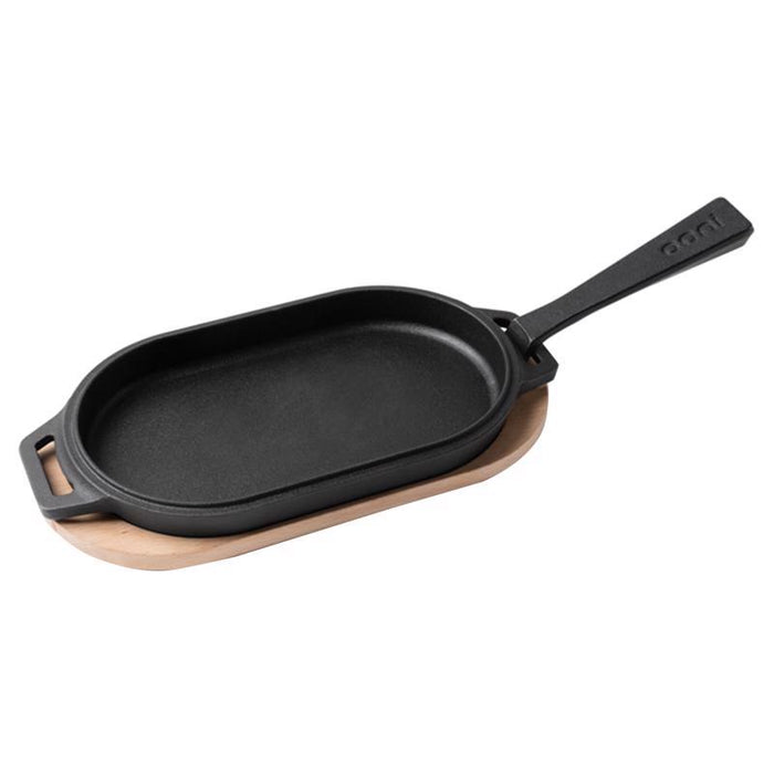 Ooni #UU-P08C00 Cast Iron Sizzler Pan 12.2 in. Long X 6.3 in. Wide