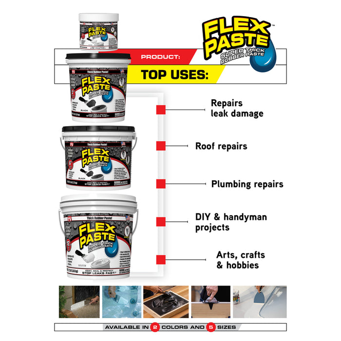 FLEX SEAL #PFSWHTR32 Family of Products FLEX PASTE Rubber Paste Rubber Paste ~ 2-Pack