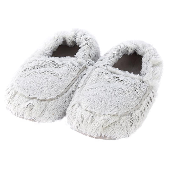 Warmies #FW-SLI-MG Marshmallow Slippers Gray