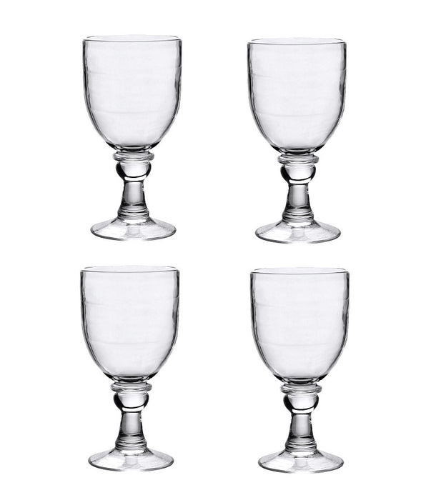 Tarhong #PSLGB184GOCL Clear Acrylic Drinkware Salud Goblet 18.8oz ~ 4-Pack