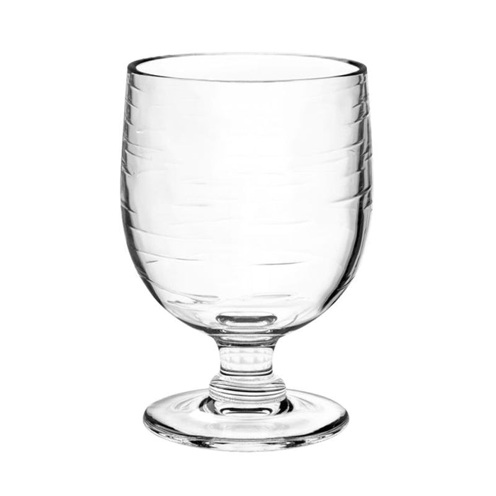 Tarhong #PSLGB105GOCL Clear Acrylic Shatterproof Salud Goblets 10.5oz ~ 4-Pack