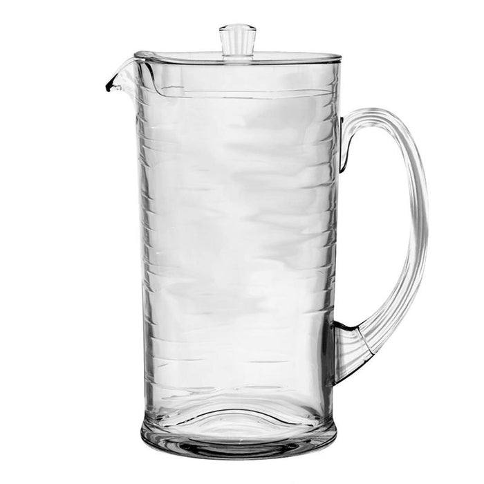 Tarhong #PCOPI777PWCL Clear Plastic Cordoba Pitcher With Lid 1 pk