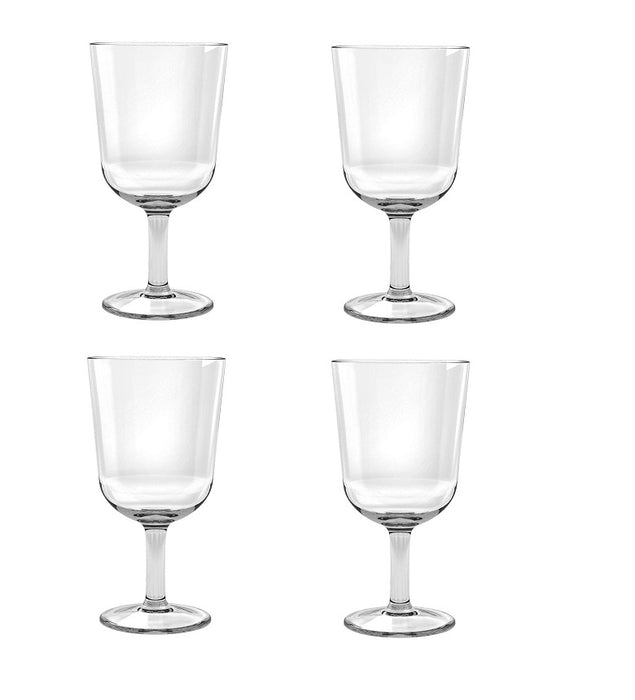 Tarhong #PSPGB160SGC Clear Acrylic Wine Goblets 16oz ~ 4-Pack