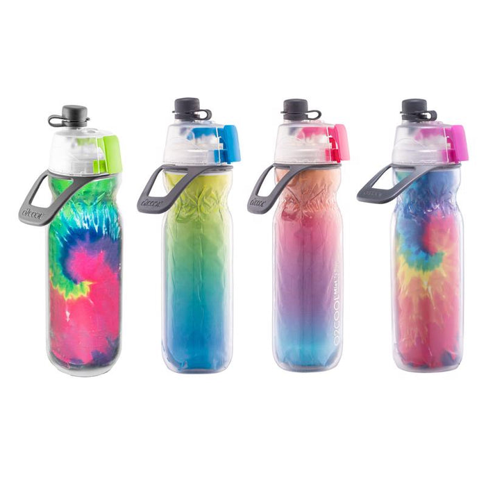 O2Cool #HMLDP07 Mist 'N Sip Artic Squeeze Insulated 20 oz. Water Bottle ~ 2-Pack