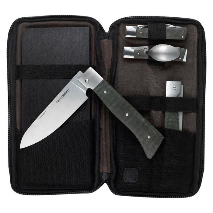 Messermeister #ACL-6 Adventure Chef Stainless Steel Folding Knife Set 6 pc