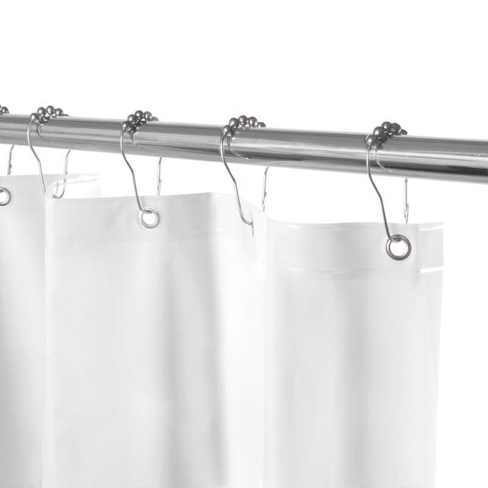 Kenney #MB61161 72 in. H X 70 in. W White Shower Curtain Liner PEVA