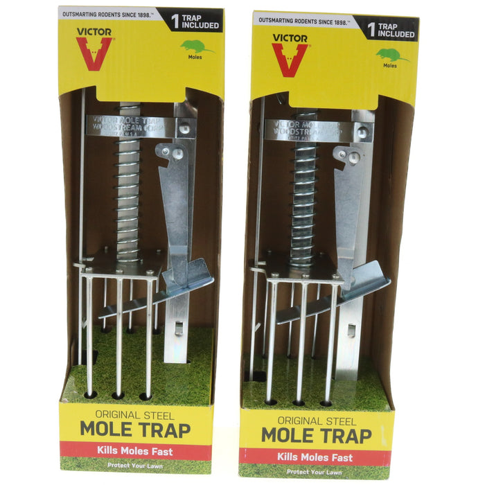Victor Medium Plunger Animal Trap For Moles ~ 2-Pack