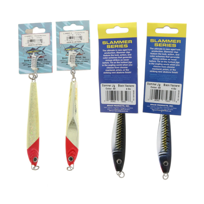 Braid Slammer Jigs ~ 4-Pack