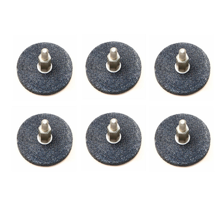 Forney #60052 1/4" X 2" D Mounted Grinding Wheels ~ 6-Pack