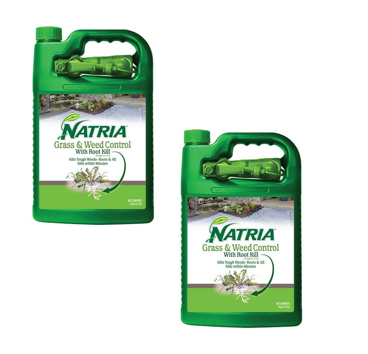 Natria #707201A Weed and Grass Killer RTU Liquid ~ 2-pack ~ 2 Gallons Total