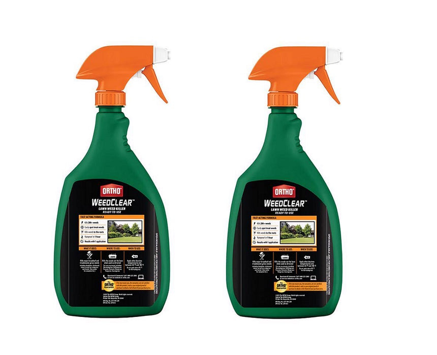 Ortho #0447705 WeedClear Weed Killer RTU Liquid ~ 2-Pack ~ 48 oz Total