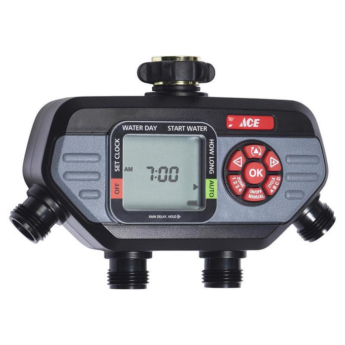 Ace #A73280-ADI HydroLogic Programmable 4 Zone Digital Water Timer