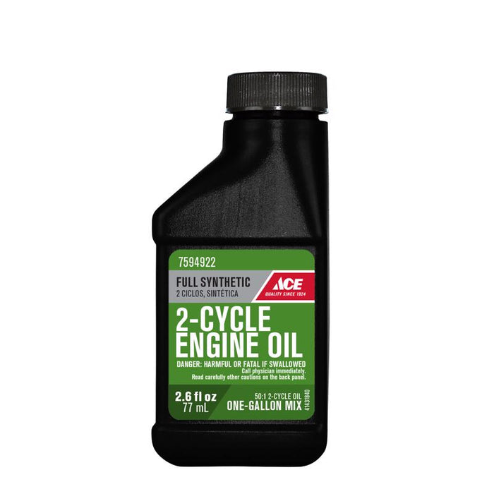 Ace #AH2FSS26 Full Synthetic 2-Cycle 50:1 Engine Oil 2.6 oz ~ 12-Pack