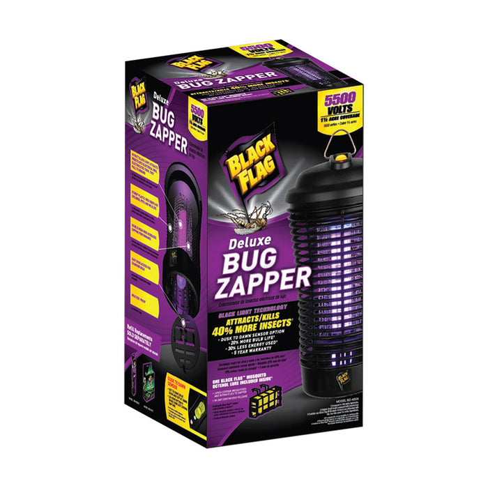Black Flag #75001 Deluxe Outdoor Bug Zapper 1.5 acre 40 W