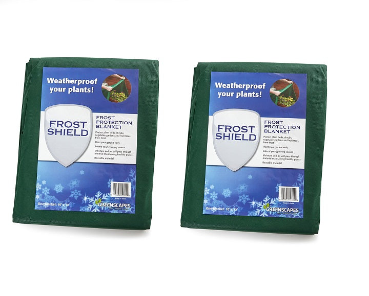 Greenscapes #46448 Frost Shield 12 ft. L X 10 ft. W Plant Protecting Blanket ~ 2-Pack