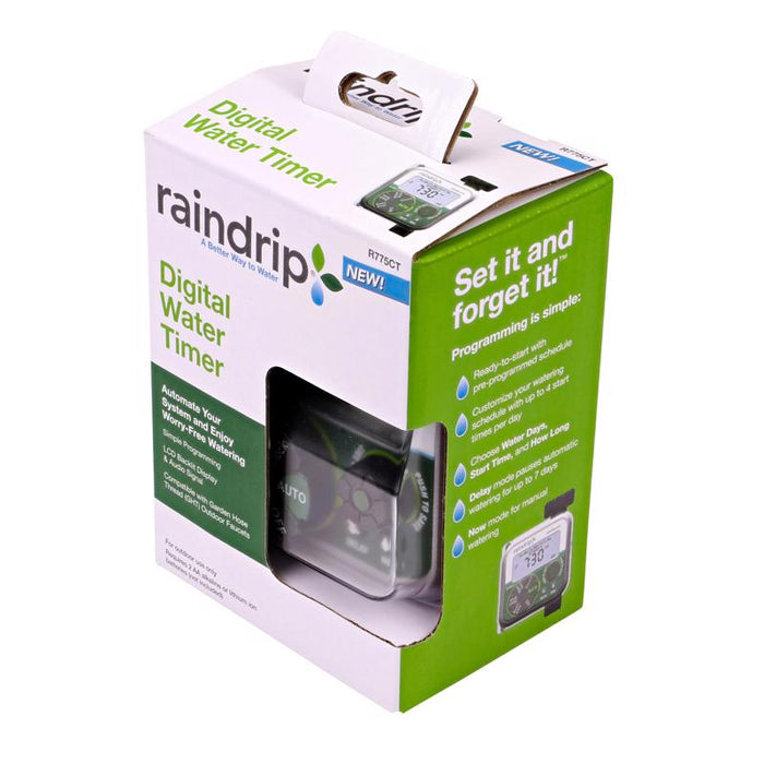Raindrip #R775CT Programmable 1 Zone Digital Water Timer ~ 2-Pack