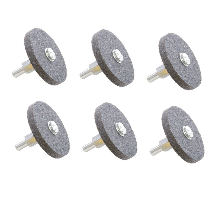 Forney #60052 1/4" X 2" D Mounted Grinding Wheels ~ 6-Pack