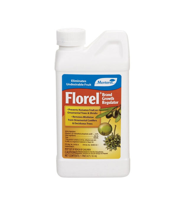 Monterey #LG 4102 Florel Growth Regulator Concentrate for Fruit Trees ~ 1 Pint Bottle