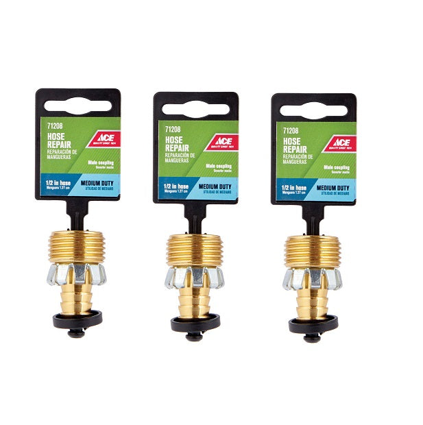 Ace Hardware #25Z1/2A 1/2 in. Metal Male Clinch Hose Mender Clamp ~ 3-Pack
